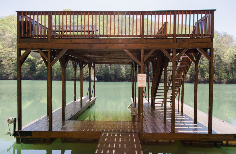 Dock and deck at The Great Escape.