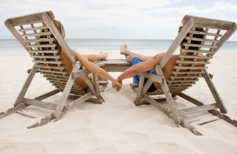 Relaxing on the beach at Myrtle Beach Vacation Rentals.