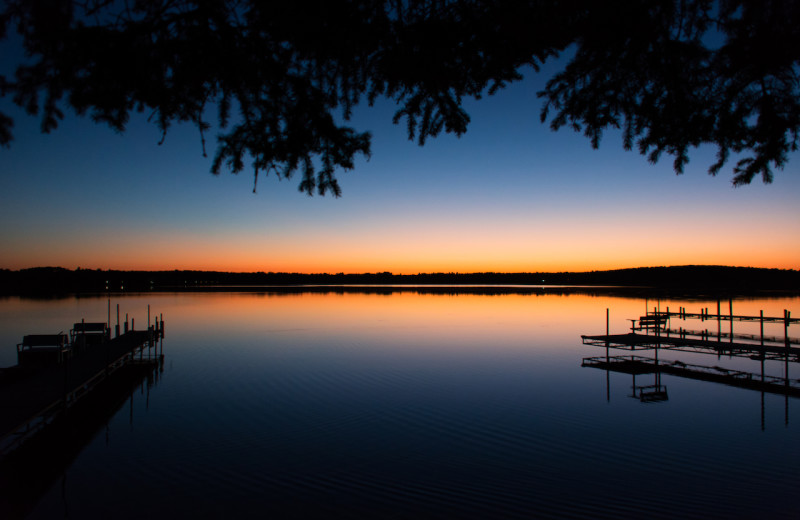 Sunset at Bear Paw Resort.