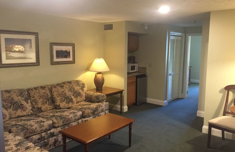 Guest room at Grand Hotel of Ogunquit.