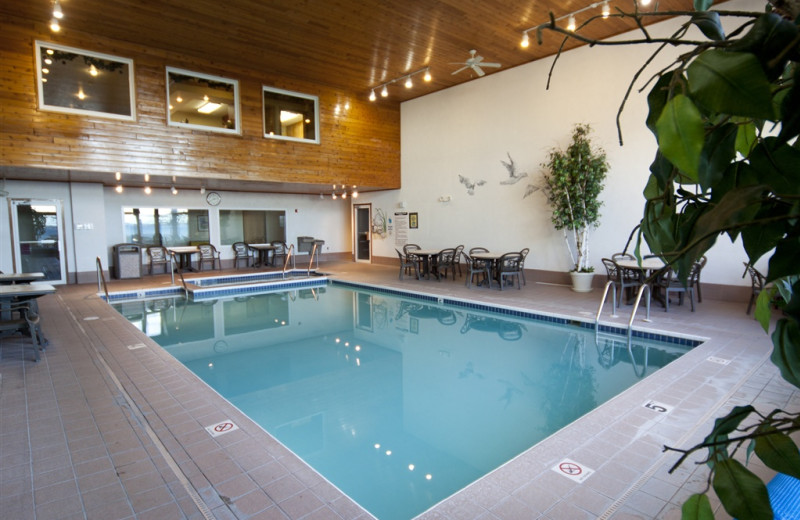 Indoor pool at Westwood Shores Waterfront Resort.