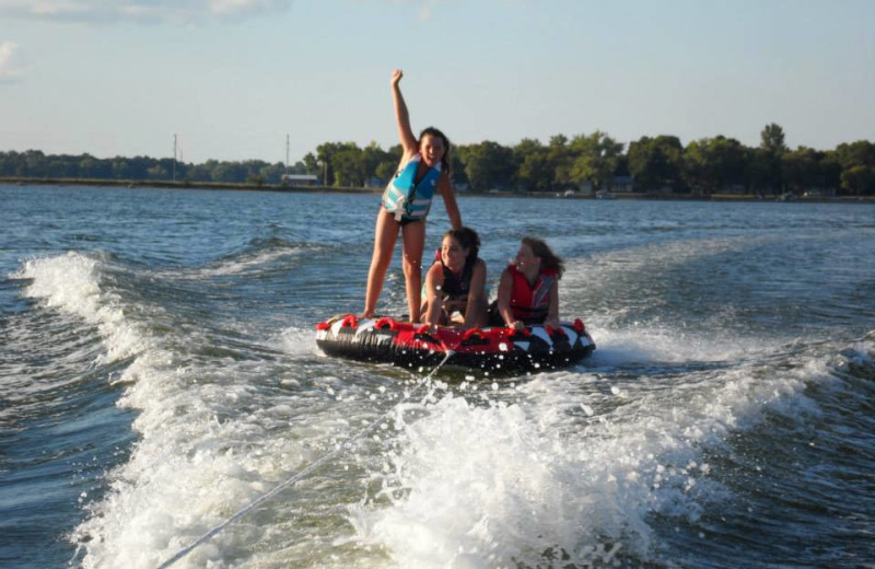 Water sports at Shady Rest Resort.