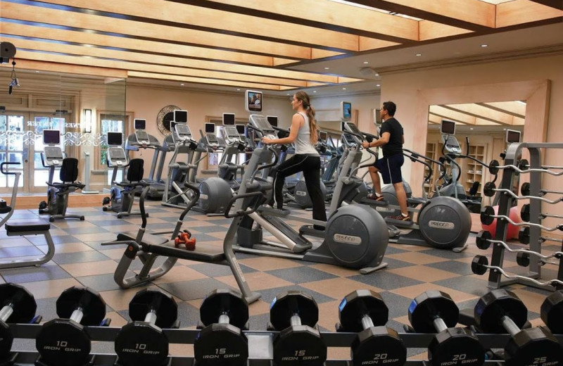 Fitness center at Los Cabos Resort.