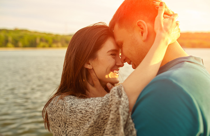 Couple at Hiller Vacation Homes.