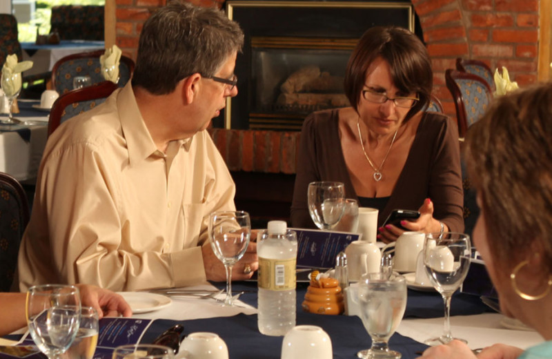 Dining at Fern Resort.