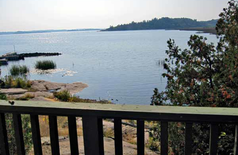 Lake view at Brennan Harbour Resort.