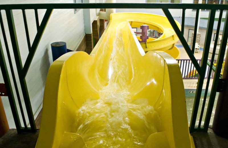 Water slide at Castle Rock Resort and Waterpark.