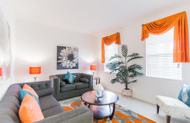 Rental living room at Contempo Vacation Homes.