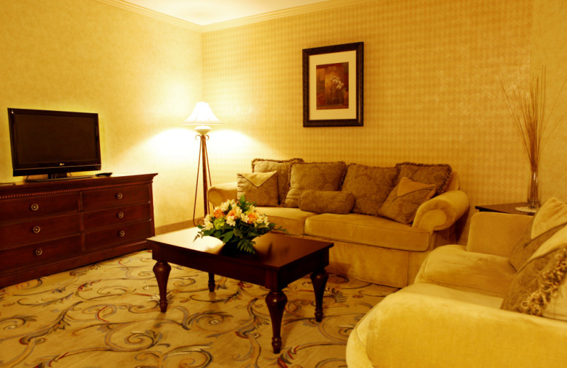 Guest room at Honor's Haven Resort & Spa.