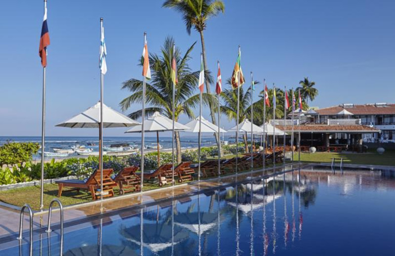 Outdoor pool at Coral Gardens Hotel.