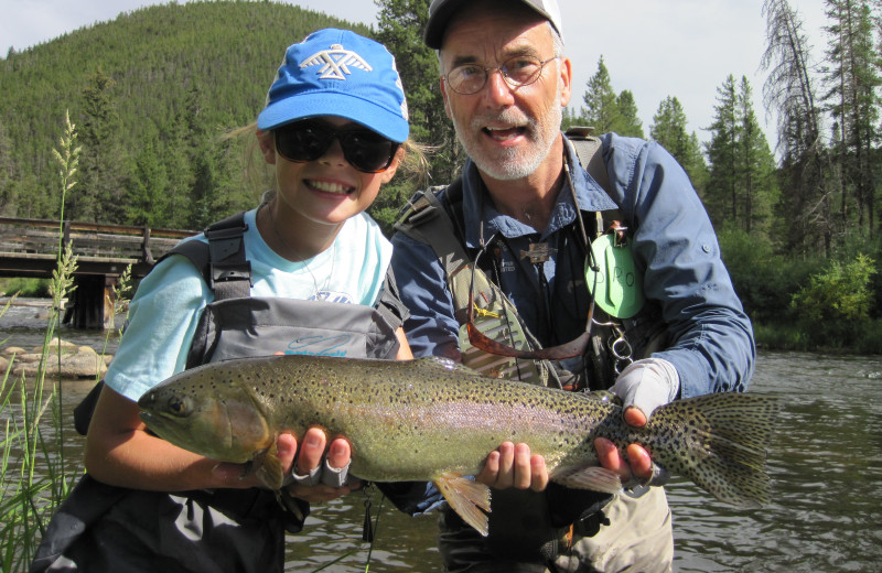 Fishing at Three Rivers Resort & Outfitting.