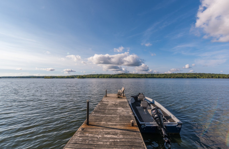 Dock at Grand Ely Lodge.