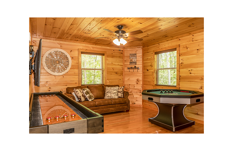 Rec room at American Patriot Getaways - Relaxation Ridge.