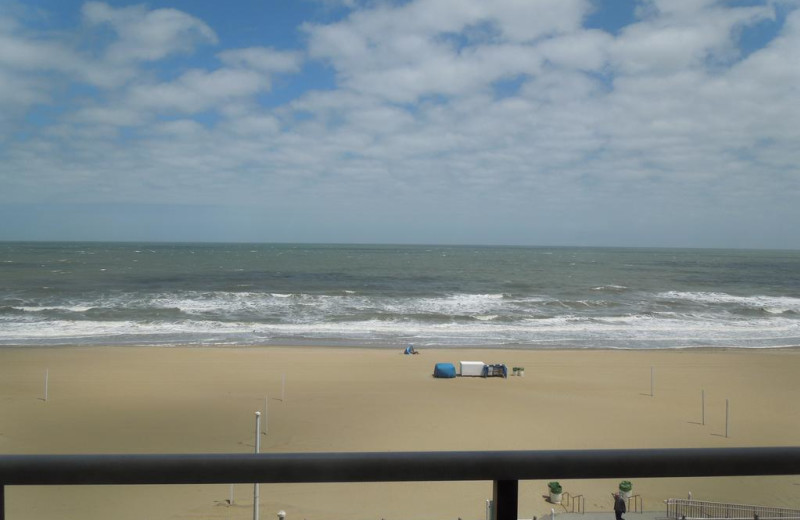 Beach view at Four Sails Resort.