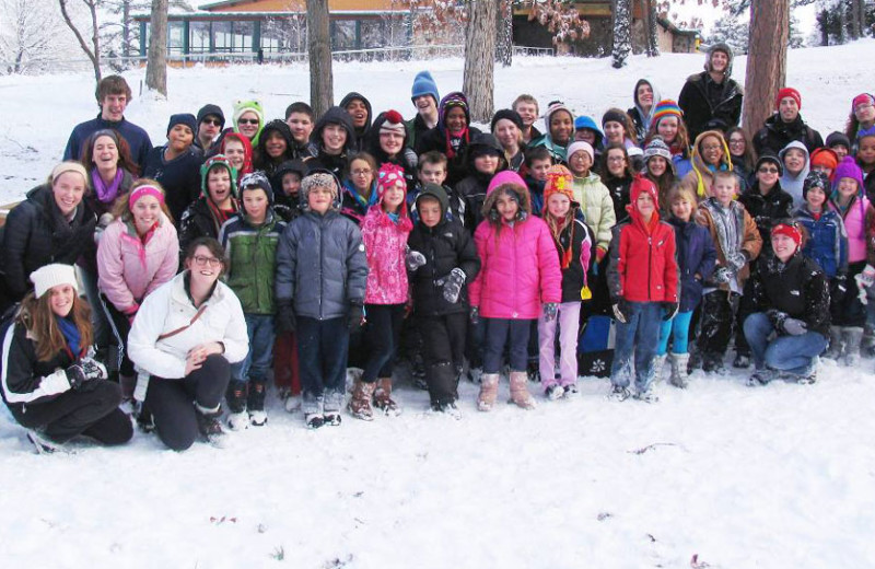 Group at YMCA Trout Lodge & Camp Lakewood.