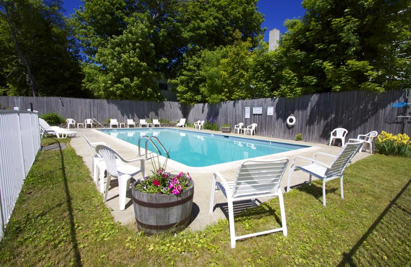 Outdoor pool at Bar Harbor Villager.