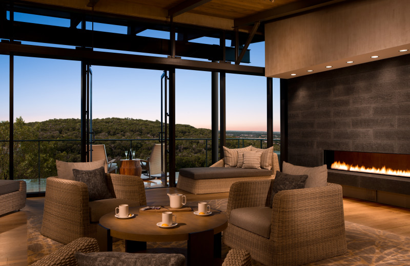 Spa lounge at La Cantera Resort & Spa.