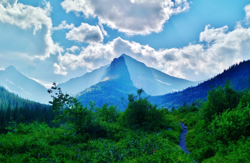 Mountains at Dancing Bears Inn.