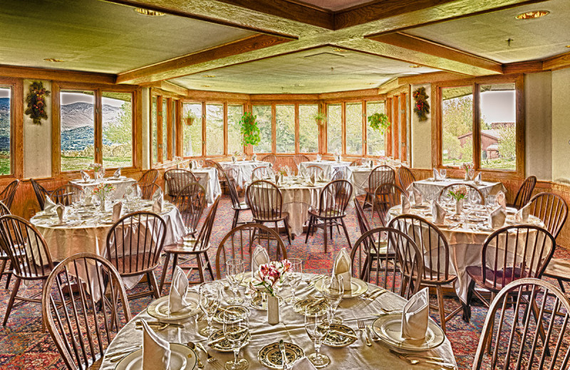 Dining at Trapp Family Lodge.