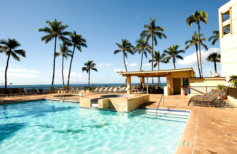 Outdoor pool at Sugar Beach Resort.