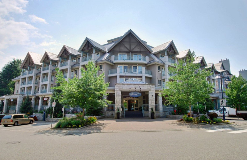 Exterior view of Summit Lodge & Spa Whistler.