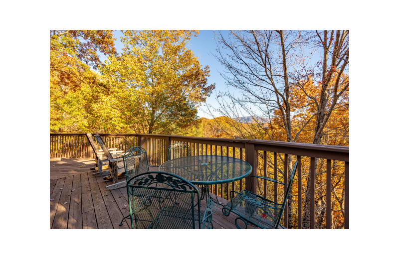 Deck at American Patriot Getaways - Absolutely Fabulous.