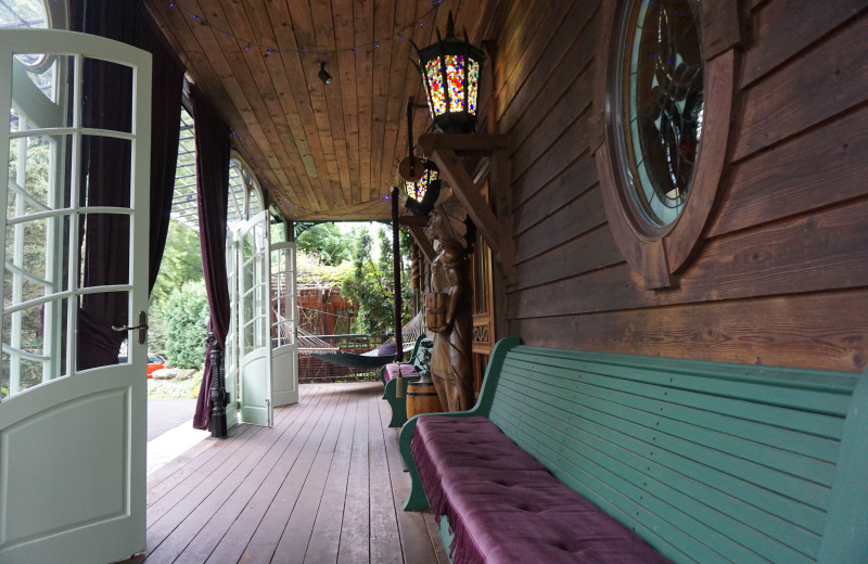 Porch at Adeline's House of Cool.