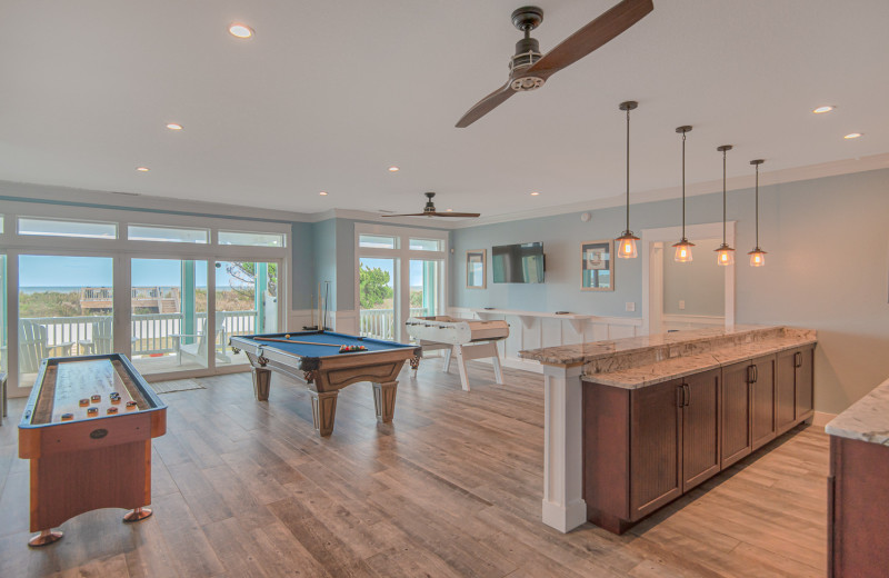 Rental rec room at Joe Lamb Jr. & Associates Vacation Rentals.