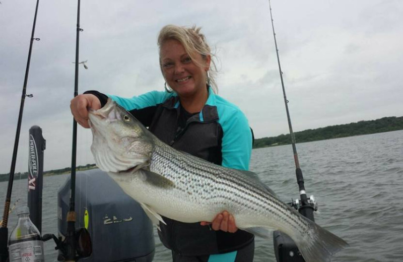 Fishing at Cliffview Resort.