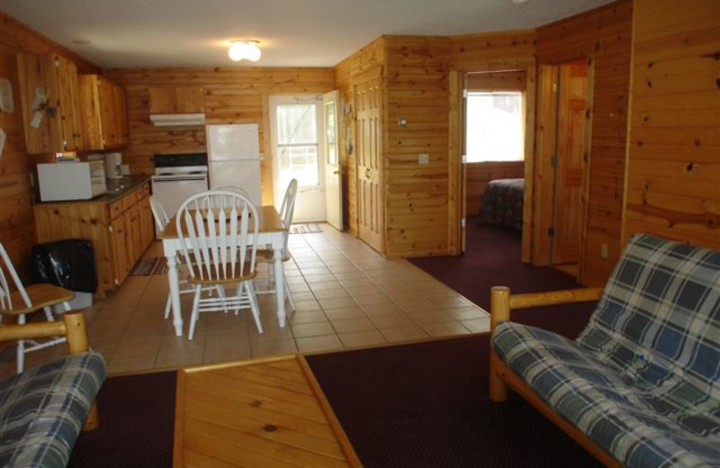 Cabin Interior at Ice Cracking Lodge & Resort 