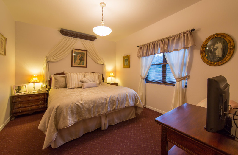 Guest room at Cary House Hotel.
