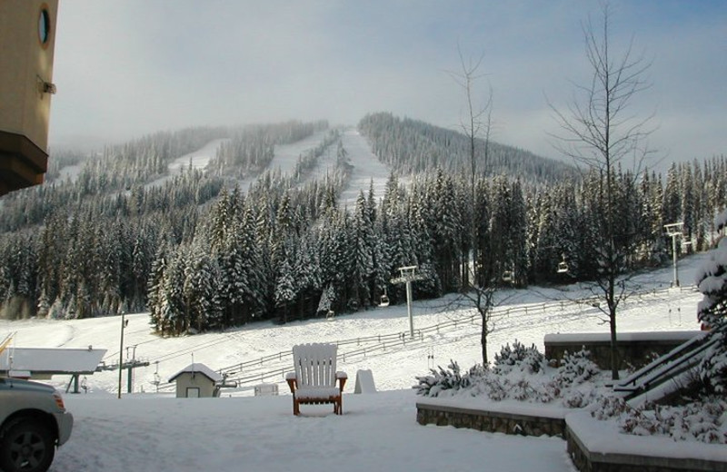 Winter time at Hearthstone Lodge.