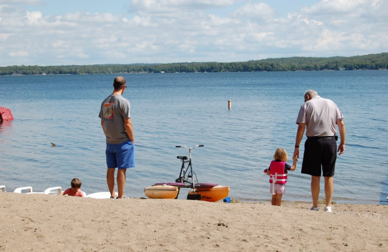 Beach at Fair Hills Resort.