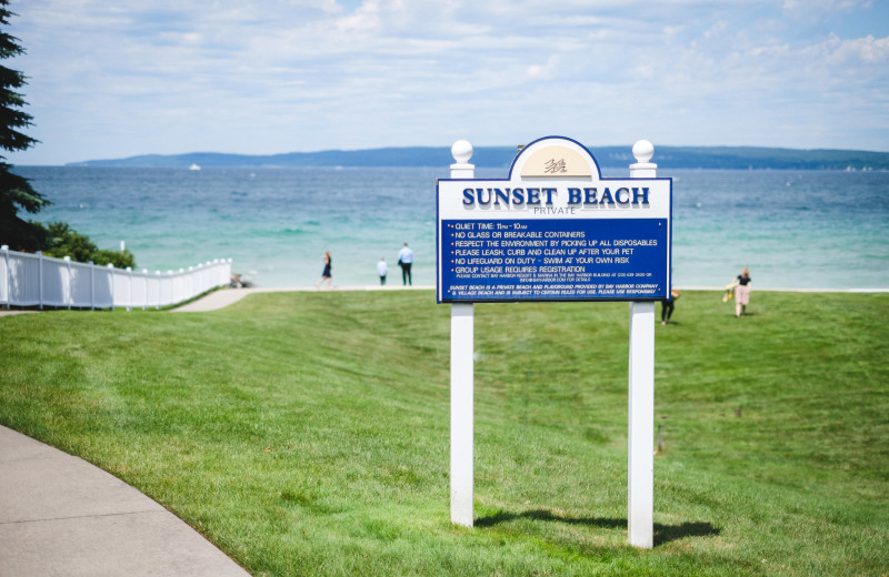 Beach at Bay Harbor Village Hotel & Conference Center.