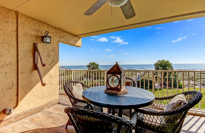 Rental balcony at Amelia Rentals and Management Services.