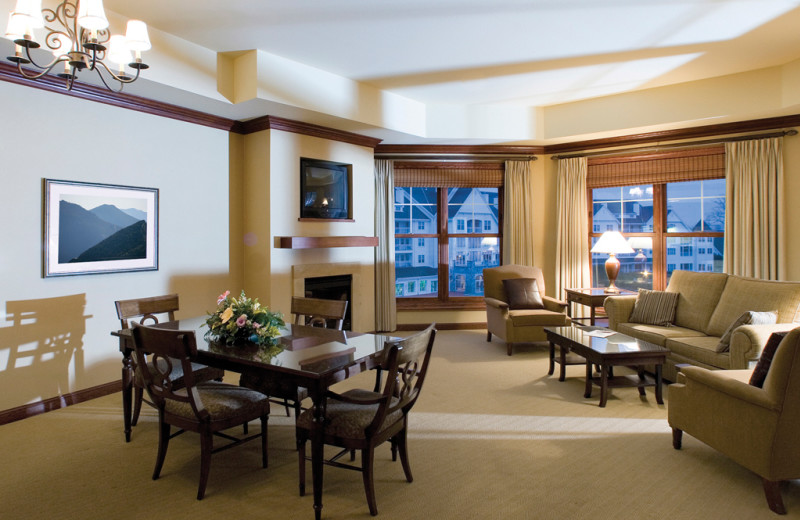 Guest room at The Osthoff Resort.