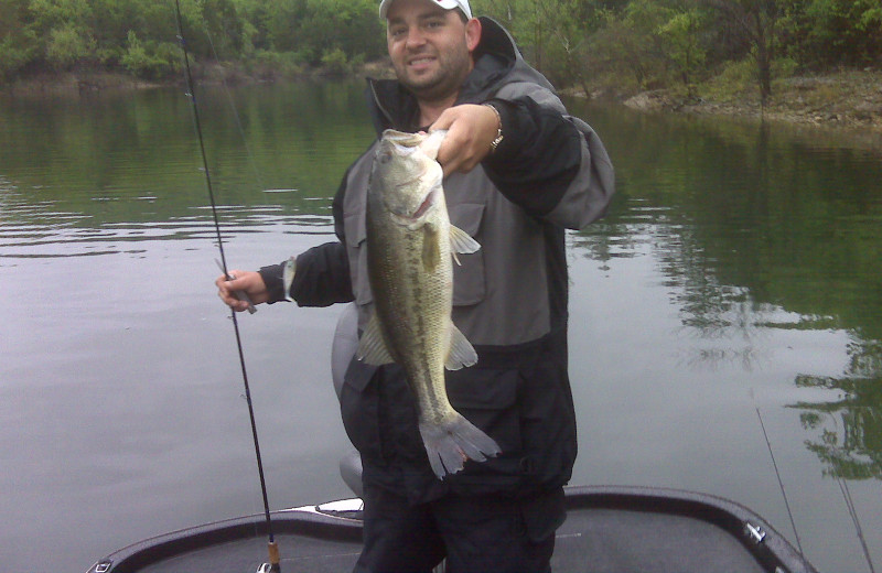 Fishing at Lighthouse Lodge Resort.