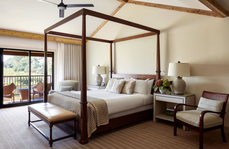 Guest room at Napa Valley Lodge.