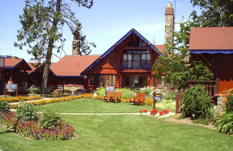 Lodge exterior at Otsego Club and Resort.