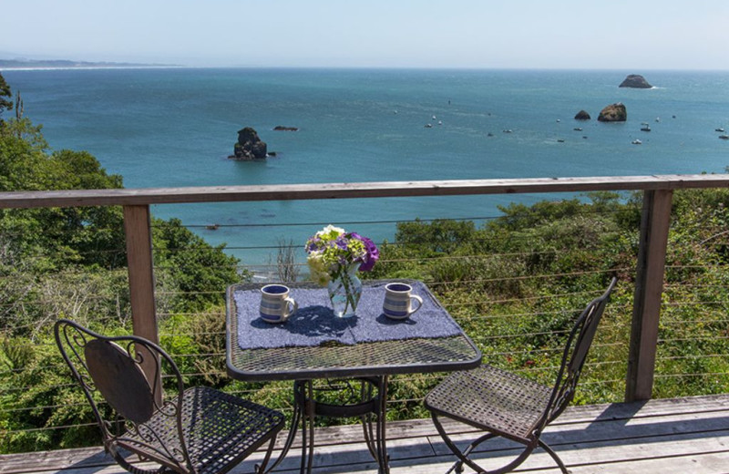 Rental balcony at Trinidad Retreats.