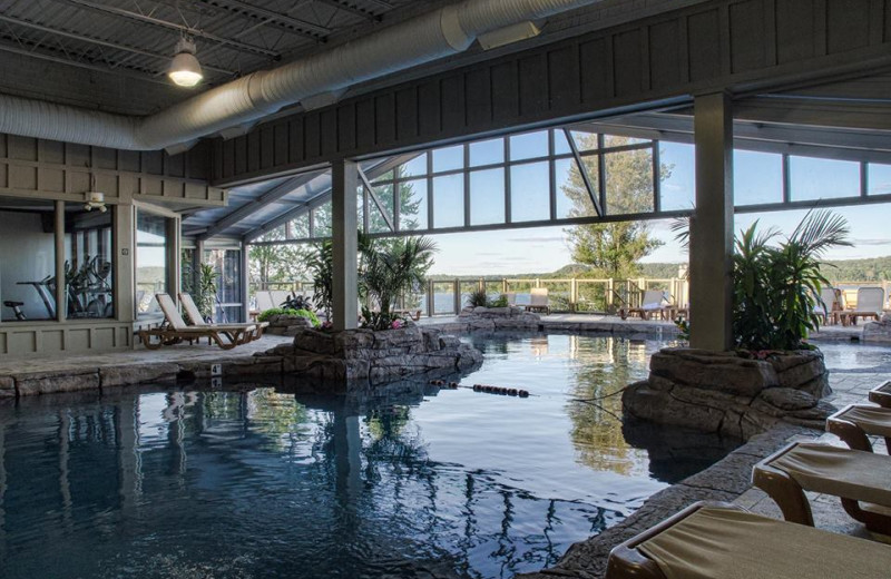 Indoor pool at Fourwinds Resort & Marina.