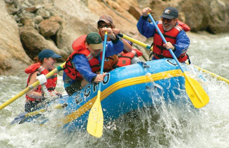 Nearby whitewater rafting in Canon City, Colorado.