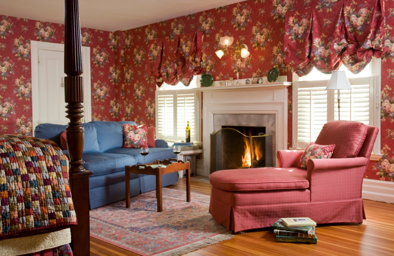 Guest room at Birchwood Inn.