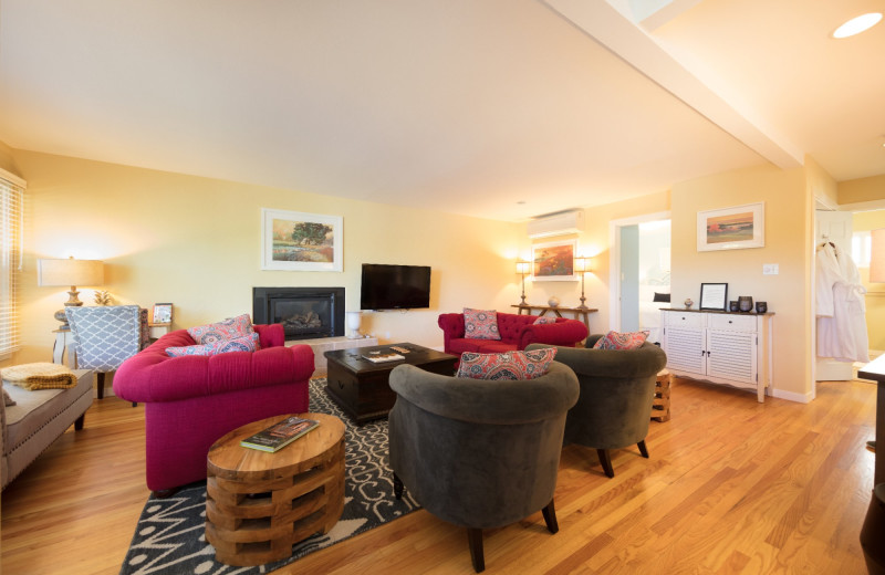 Cottage interior at Aurora Park Cottages.