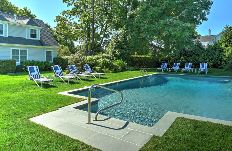 Outdoor pool at White Fences.
