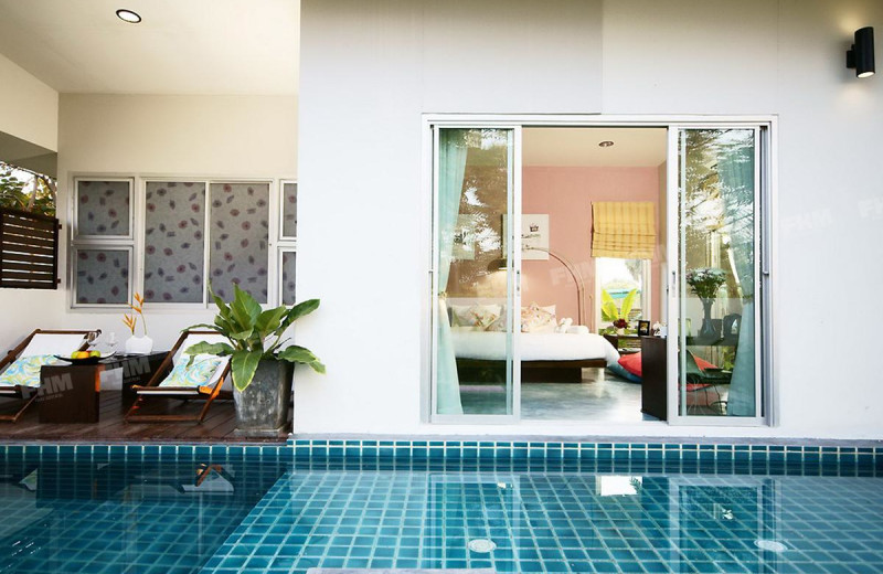 Honeymoon suite at Foresta Resort.