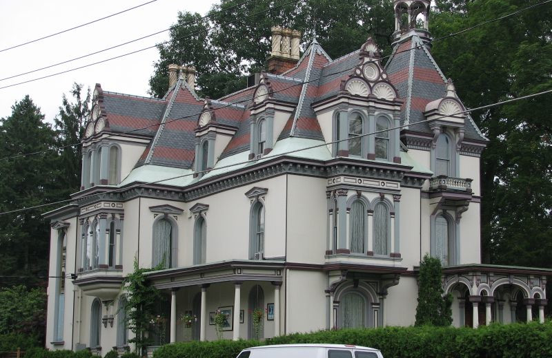 Exterior view of Batcheller Mansion Inn Bed and Breakfast.