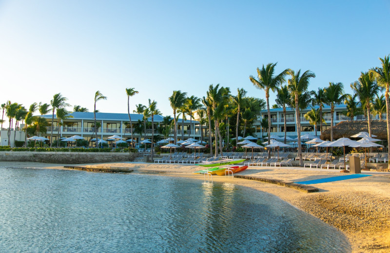 Beach at Hawks Cay Resort.