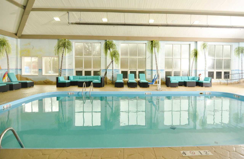 Indoor pool at Comfort Inn.