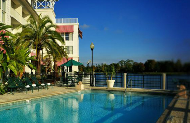 Outdoor pool at Celebration Hotel.